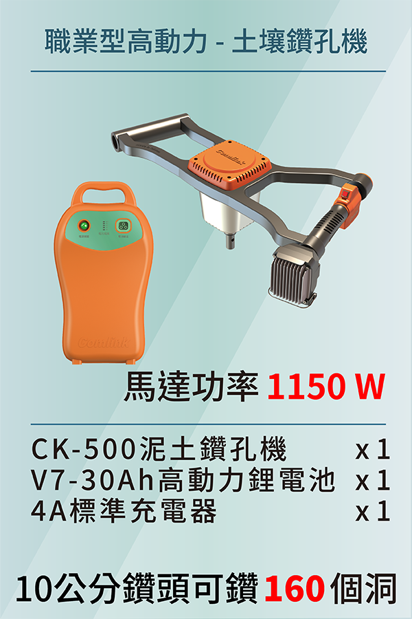 職業型-高動力<br>土壤鑽孔機